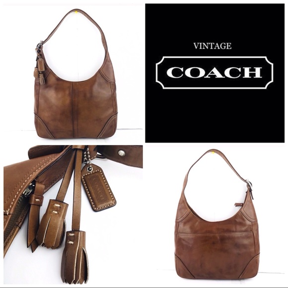 Coach Handbags - 💼Coach 1990’s Vintage Cowhide Shoulder Hobo Bag